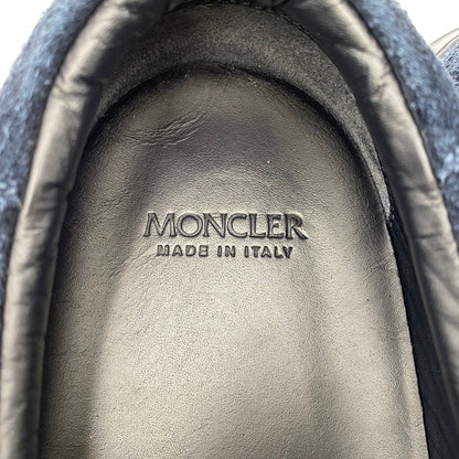 【中古品】【メンズ】 MONCLER モンクレール SUEDE SLIP-ON スウェード スリッポン シューズ 靴 164-261025-cs-07-izu サイズ：42 カラー：ネイビー 万代Net店