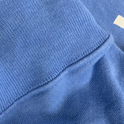 【中古品】【メンズ】 CHAMPION チャンピオン×MOMA YOKO ONO PEACE IS POWER REVERSE WEAVE SWEATSHIRT モマ ヨーコ・オノ ピース イズ パワー リバースウィーブ スウェットシャツ トップス 長袖 140-261027-ya-14-izu サイズ：2XL カラー：ライトブルー 万代Net店