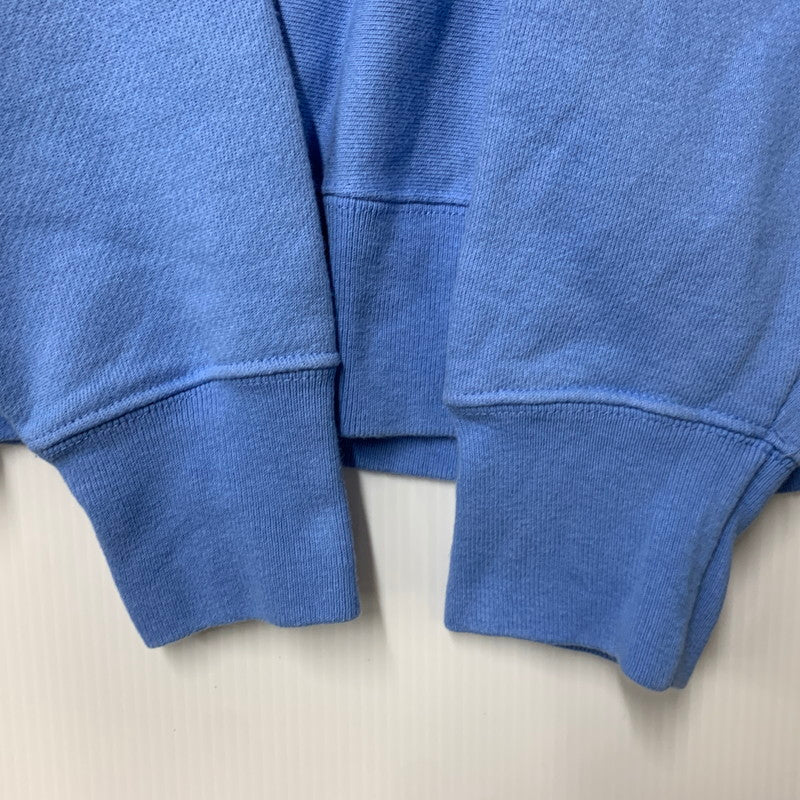 【中古品】【メンズ】 CHAMPION チャンピオン×MOMA YOKO ONO PEACE IS POWER REVERSE WEAVE SWEATSHIRT モマ ヨーコ・オノ ピース イズ パワー リバースウィーブ スウェットシャツ トップス 長袖 140-261027-ya-14-izu サイズ：2XL カラー：ライトブルー 万代Net店