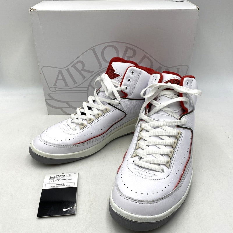 【中古品】【メンズ】 NIKE ナイキ DR8884-101 AIR JORDAN 2 RETRO エア ジョーダン ツー レトロ スニーカー シューズ 靴 160-261025-cs-04-izu サイズ：29cm カラー：WHITE/FIRE RED-FIR-SAIL 万代Net店