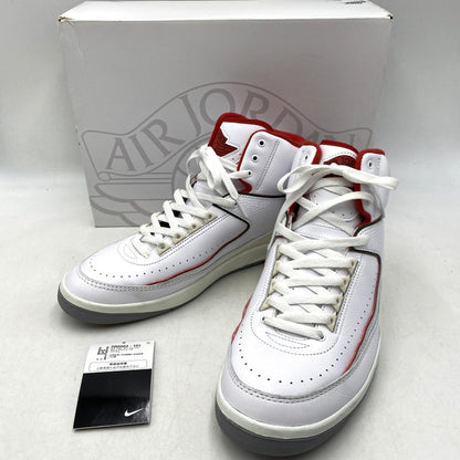 【中古品】【メンズ】 NIKE ナイキ DR8884-101 AIR JORDAN 2 RETRO エア ジョーダン ツー レトロ スニーカー シューズ 靴 160-261025-cs-04-izu サイズ：29cm カラー：WHITE/FIRE RED-FIR-SAIL 万代Net店