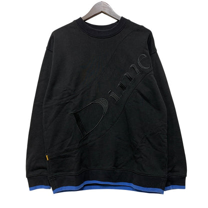 【中古品】【メンズ】 DIME ダイム WAVY TERRY CREW NECK SWEAT ウェイビー テリー クルーネック スウェット トップス 長袖 142-261024-ya-17-izu サイズ：S カラー：ブラック 万代Net店