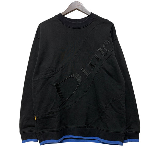 【中古品】【メンズ】 DIME ダイム WAVY TERRY CREW NECK SWEAT ウェイビー テリー クルーネック スウェット トップス 長袖 142-261024-ya-17-izu サイズ：S カラー：ブラック 万代Net店