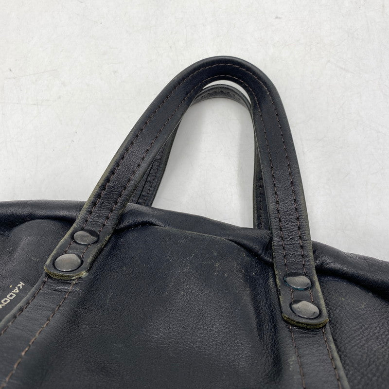【現状渡し品】【メンズ/レディース】 KADOYA カドヤ KM MINI BOSTON ミニ ボストン カバン 鞄 188-261025-cs-20-izu カラー：ブラック 万代Net店