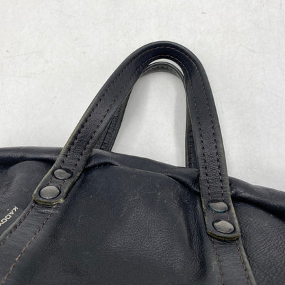 【現状渡し品】【メンズ/レディース】 KADOYA カドヤ KM MINI BOSTON ミニ ボストン カバン 鞄 188-261025-cs-20-izu カラー：ブラック 万代Net店