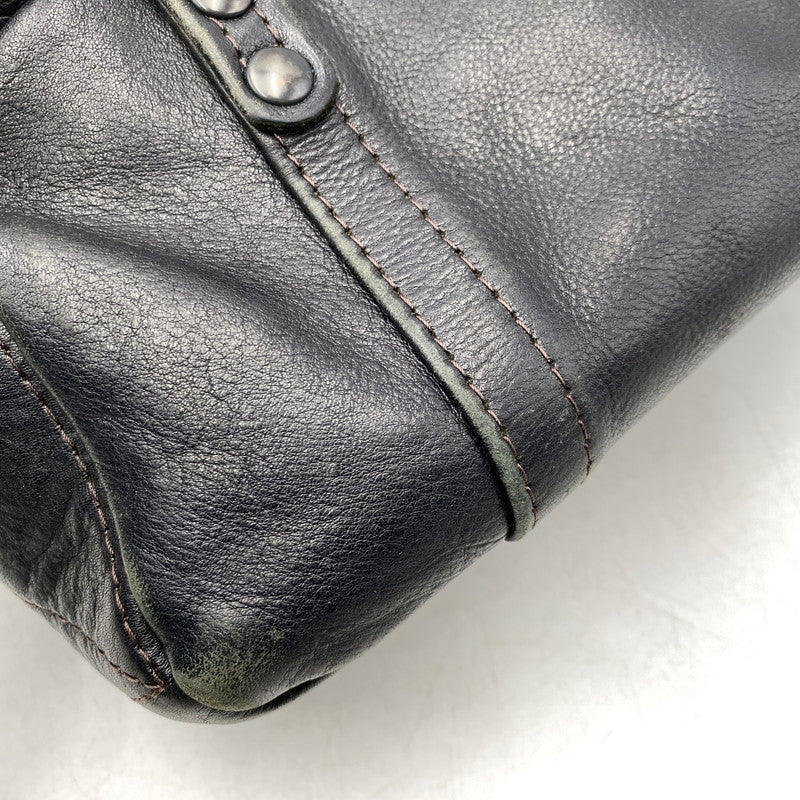 【現状渡し品】【メンズ/レディース】 KADOYA カドヤ KM MINI BOSTON ミニ ボストン カバン 鞄 188-261025-cs-20-izu カラー：ブラック 万代Net店
