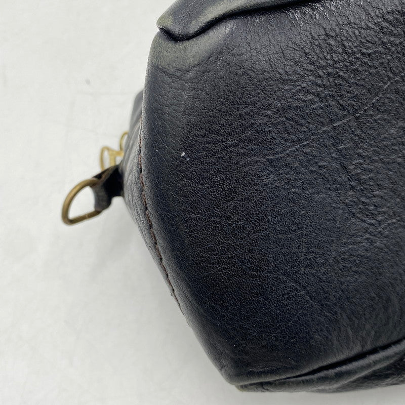 【現状渡し品】【メンズ/レディース】 KADOYA カドヤ KM MINI BOSTON ミニ ボストン カバン 鞄 188-261025-cs-20-izu カラー：ブラック 万代Net店