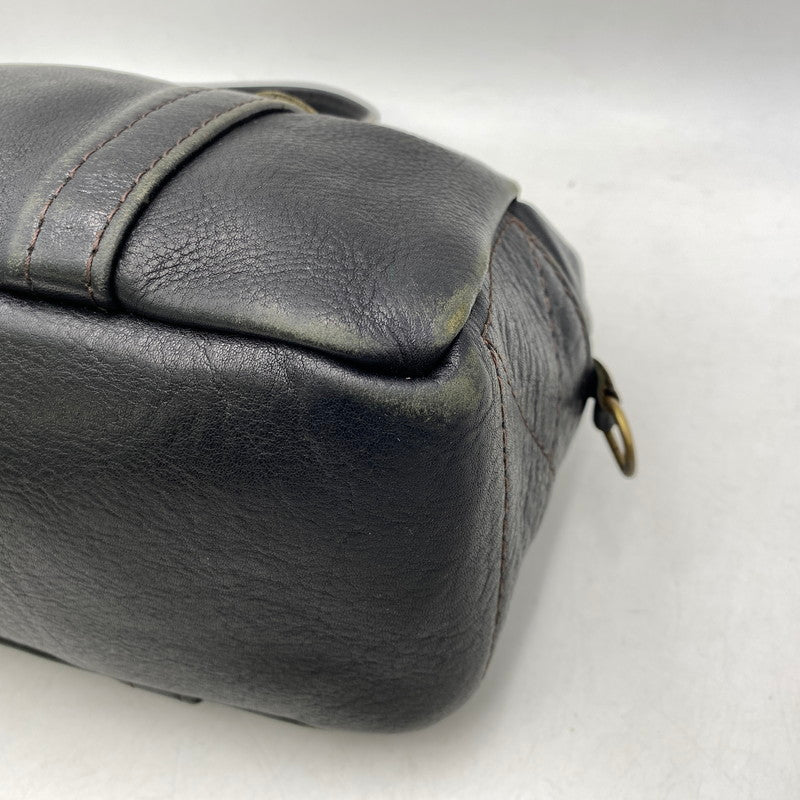 【現状渡し品】【メンズ/レディース】 KADOYA カドヤ KM MINI BOSTON ミニ ボストン カバン 鞄 188-261025-cs-20-izu カラー：ブラック 万代Net店