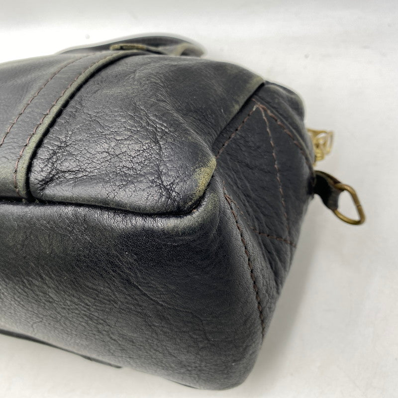 【現状渡し品】【メンズ/レディース】 KADOYA カドヤ KM MINI BOSTON ミニ ボストン カバン 鞄 188-261025-cs-20-izu カラー：ブラック 万代Net店