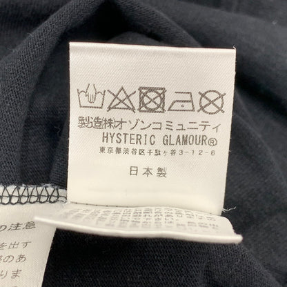 【中古品】【メンズ】 HYSTERIC GLAMOUR ヒステリックグラマー 02231CT27 SATISFACTION サティスファクション T-SHIRT Tシャツ トップス 半袖 140-261024-ya-16-izu サイズ：XL カラー：ブラック 万代Net店