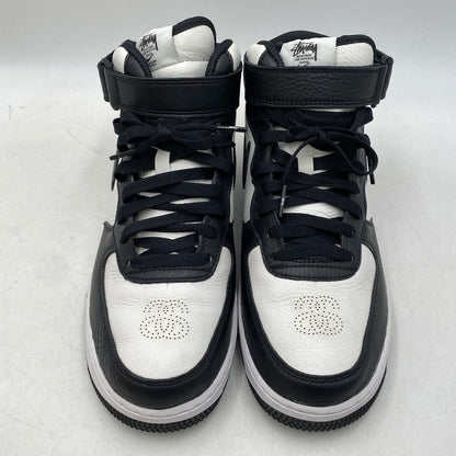 【中古品】【メンズ/レディース】 NIKE ナイキ×STUSSY ステューシー DJ7840-002 AIR FORCE 1 MID エア フォース ワン ミッド スニーカー シューズ 靴 160-261025-cs-03-izu サイズ：26cm カラー：BLACK/BLACK-WHITE 万代Net店