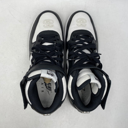 【中古品】【メンズ/レディース】 NIKE ナイキ×STUSSY ステューシー DJ7840-002 AIR FORCE 1 MID エア フォース ワン ミッド スニーカー シューズ 靴 160-261025-cs-03-izu サイズ：26cm カラー：BLACK/BLACK-WHITE 万代Net店