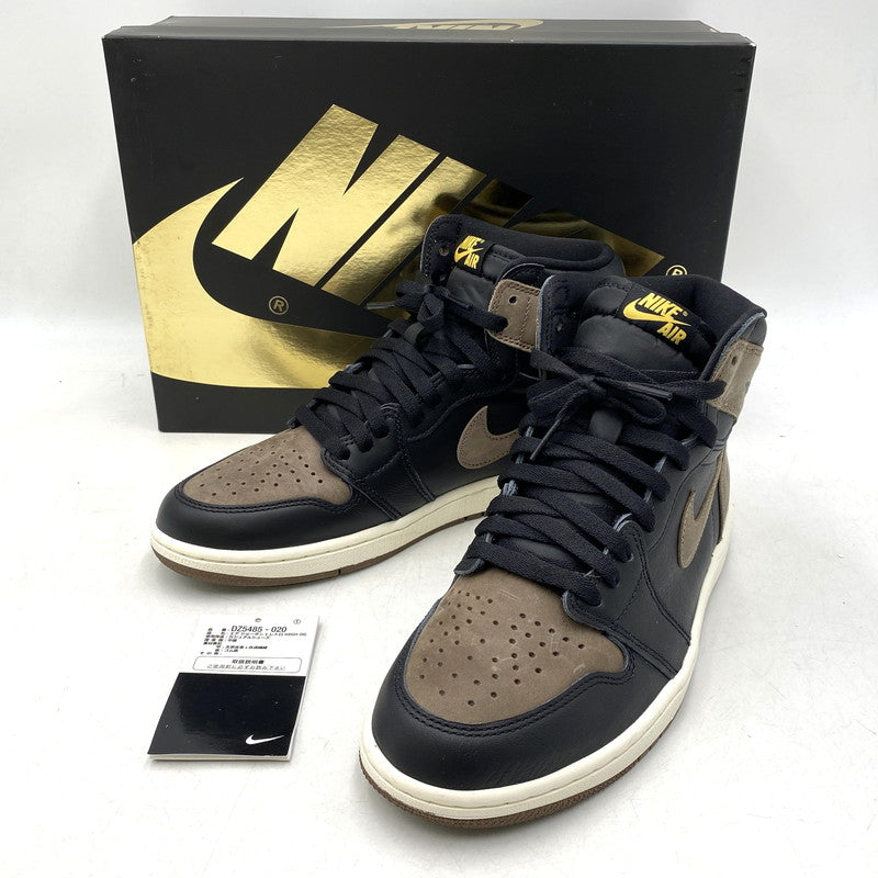 【中古品】【メンズ】 NIKE ナイキ DZ5485-020 AIR JORDAN 1 RETRO HIGH OG エア ジョーダン ワン レトロ ハイ オリジナル スニーカー シューズ 靴 160-261025-cs-02-izu サイズ：26.5cm カラー：BLACK/METALLIC GOLD-PALOMINO 万代Net店