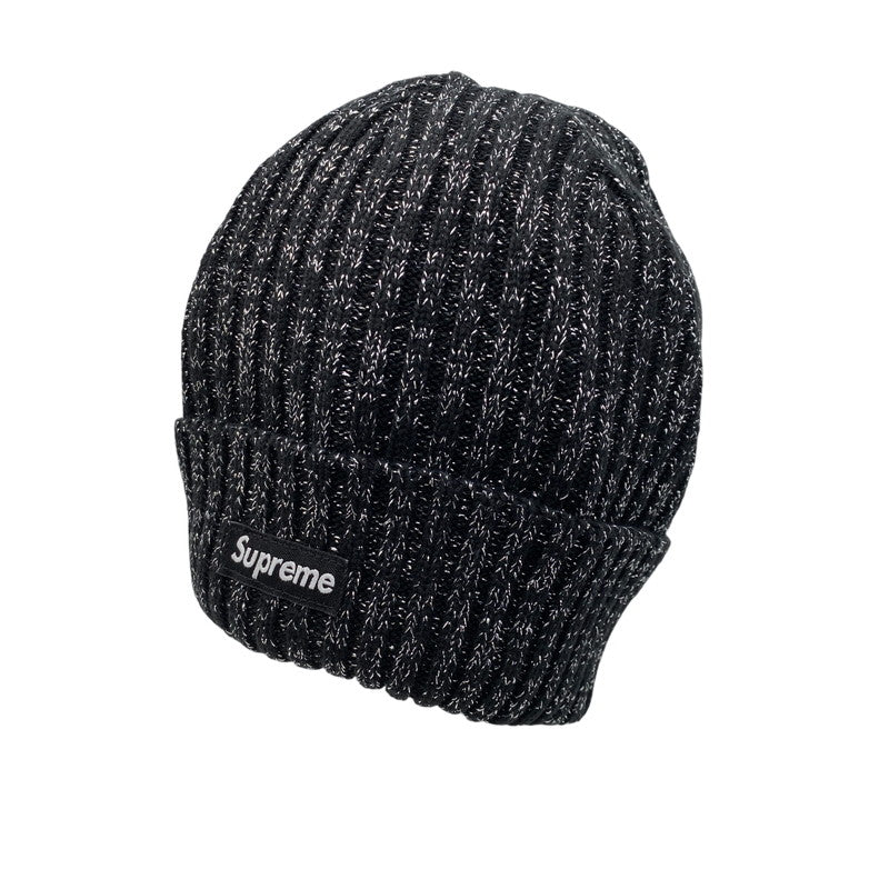 【中古美品】【メンズ/レディース】 SUPREME シュプリーム 25SS OVERDYED BEANIE オーバーダイド ビーニー 帽子 185-261025-cs-10-izu サイズ：ONE SIZE カラー：ブラック×メタリック 万代Net店