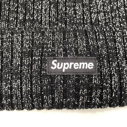 【中古美品】【メンズ/レディース】 SUPREME シュプリーム 25SS OVERDYED BEANIE オーバーダイド ビーニー 帽子 185-261025-cs-10-izu サイズ：ONE SIZE カラー：ブラック×メタリック 万代Net店