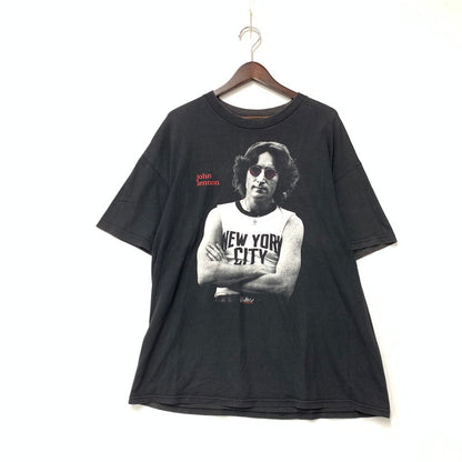 【現状渡し品】【メンズ】 JOHN LENNON WINTERLAND ジョンレノン ウィンターランド c1996 90S NEW YORK CITY SS TEE ニューヨーク シティ ショートスリープ Tシャツ トップス半袖 146-261027-ya-17-izu サイズ：下記参照 カラー：ブラック 万代Net店