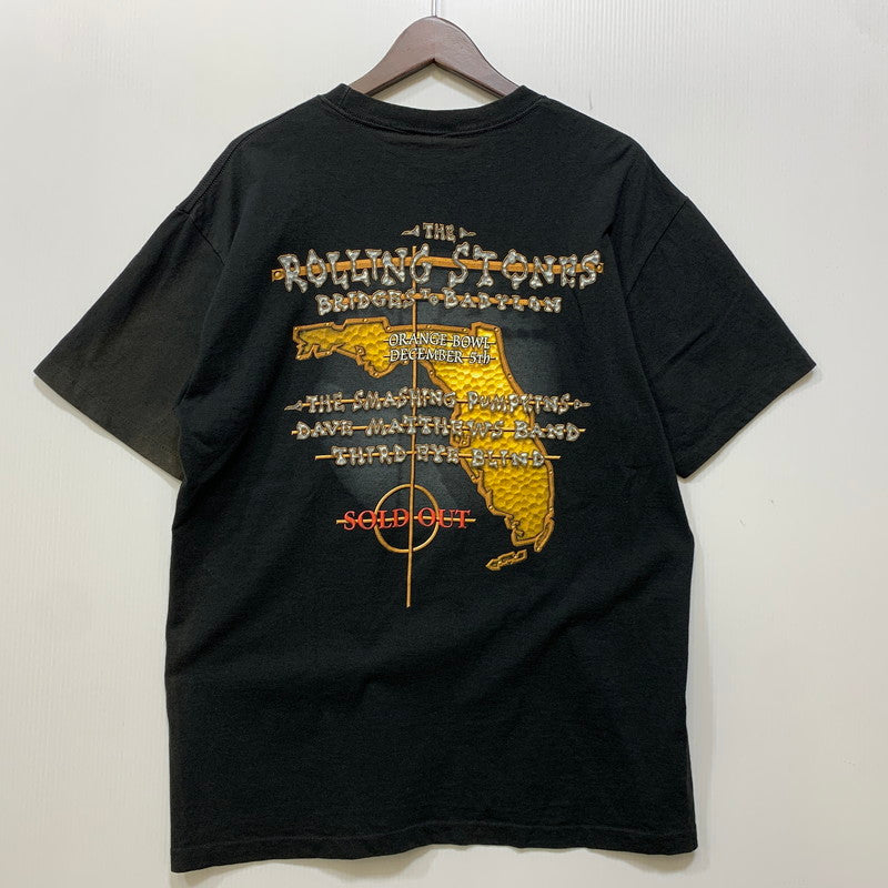 【中古品】【メンズ】 THE ROLLING STONES ザ ローリング ストーン ANVIL c1997 90S BRIDGES TO BABYLON TOUR SS TEE ショートスリーブ Tシャツ トップス 146-261025-yn-13-izu サイズ：L カラー：ブラック 万代Net店