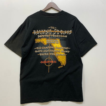 【中古品】【メンズ】 THE ROLLING STONES ザ ローリング ストーン ANVIL c1997 90S BRIDGES TO BABYLON TOUR SS TEE ショートスリーブ Tシャツ トップス 146-261025-yn-13-izu サイズ：L カラー：ブラック 万代Net店