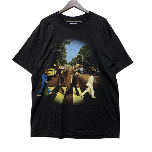 【中古品】【メンズ】 GILDAN ギルダン THE BEATLES c1999 ABBEY ROAD SS TEE ビートルズ 半袖 Tシャツ 146-261025-as-04-izu サイズ：L カラー：ブラック 万代Net店