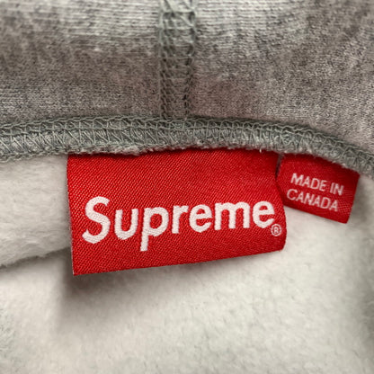 【中古品】【メンズ】 SUPREME シュプリーム 19AW BANDANA BOX LOGO HOODED SWEATSHIRT バンダナ ボックス ロゴ フーデッド スウェット シャツ トップス 長袖 149-261027-ya-08-izu サイズ：M カラー：グレー 万代Net店