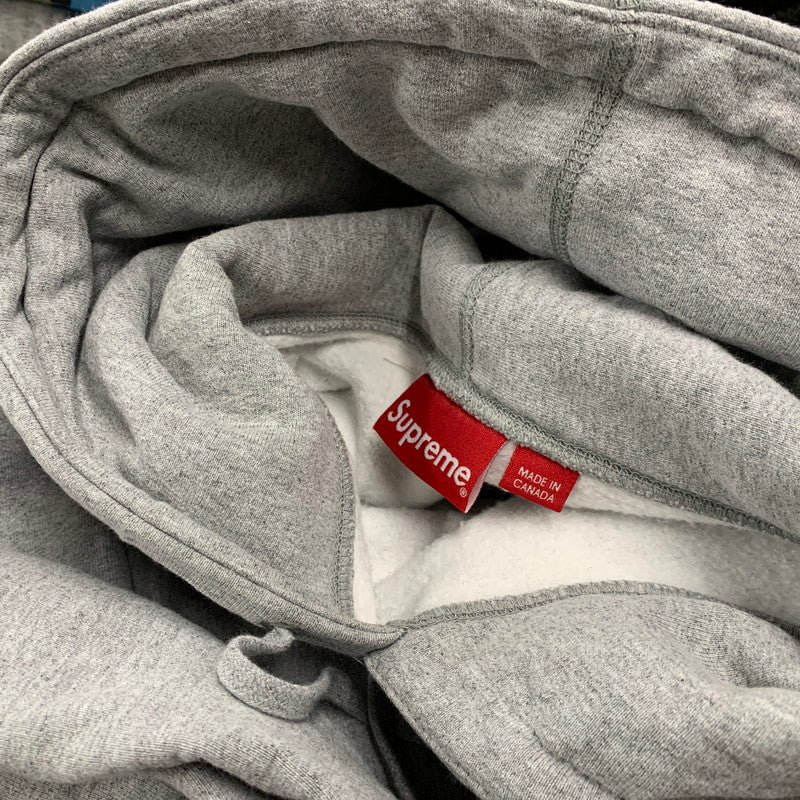 【中古品】【メンズ】 SUPREME シュプリーム 19AW BANDANA BOX LOGO HOODED SWEATSHIRT バンダナ ボックス ロゴ フーデッド スウェット シャツ トップス 長袖 149-261027-ya-08-izu サイズ：M カラー：グレー 万代Net店