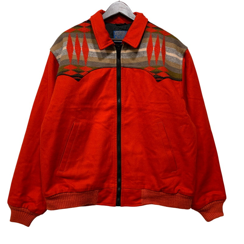 【中古品】【メンズ】 PENDLETON ペンドルトン 80-90S HIGH GRADE WESTERN WEAR JACKET ハイグレード ウエスタンウェア ジャケット アウター 146-261025-yn-15-izu サイズ：L カラー：レッド 万代Net店