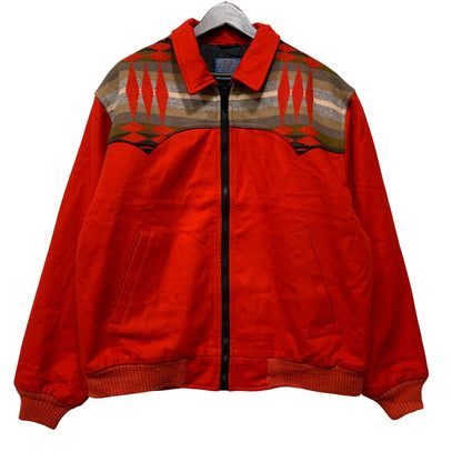 【中古品】【メンズ】 PENDLETON ペンドルトン 80-90S HIGH GRADE WESTERN WEAR JACKET ハイグレード ウエスタンウェア ジャケット アウター 146-261025-yn-15-izu サイズ：L カラー：レッド 万代Net店