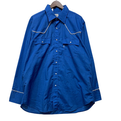【中古品】【メンズ】 LEVI'S リーバイス OLYMPIC SHIRT オリンピック シャツ トップス 146-261030-kh-15-izu サイズ：XL カラー：ブルー 万代Net店