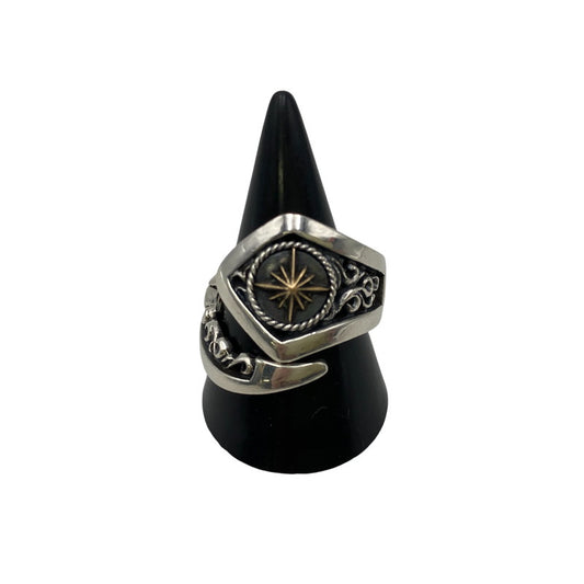 【中古品】【メンズ】 SAAD サード 925 SUN SYMBOL SNAKE RING サン シンボル スネーク リング 指輪 アクセサリー 191-261025-cs-16-izu カラー：シルバー 万代Net店