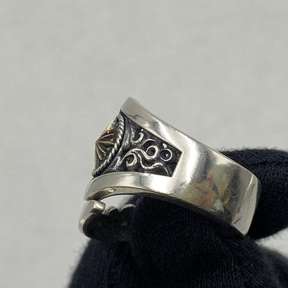 【中古品】【メンズ】 SAAD サード 925 SUN SYMBOL SNAKE RING サン シンボル スネーク リング 指輪 アクセサリー 191-261025-cs-16-izu カラー：シルバー 万代Net店