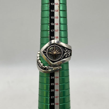 【中古品】【メンズ】 SAAD サード 925 SUN SYMBOL SNAKE RING サン シンボル スネーク リング 指輪 アクセサリー 191-261025-cs-16-izu カラー：シルバー 万代Net店