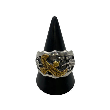【中古品】【メンズ】 USED 925 EAGLE RING イーグル リング 指輪 アクセサリー 192-261025-cs-17-izu カラー：シルバー 万代Net店