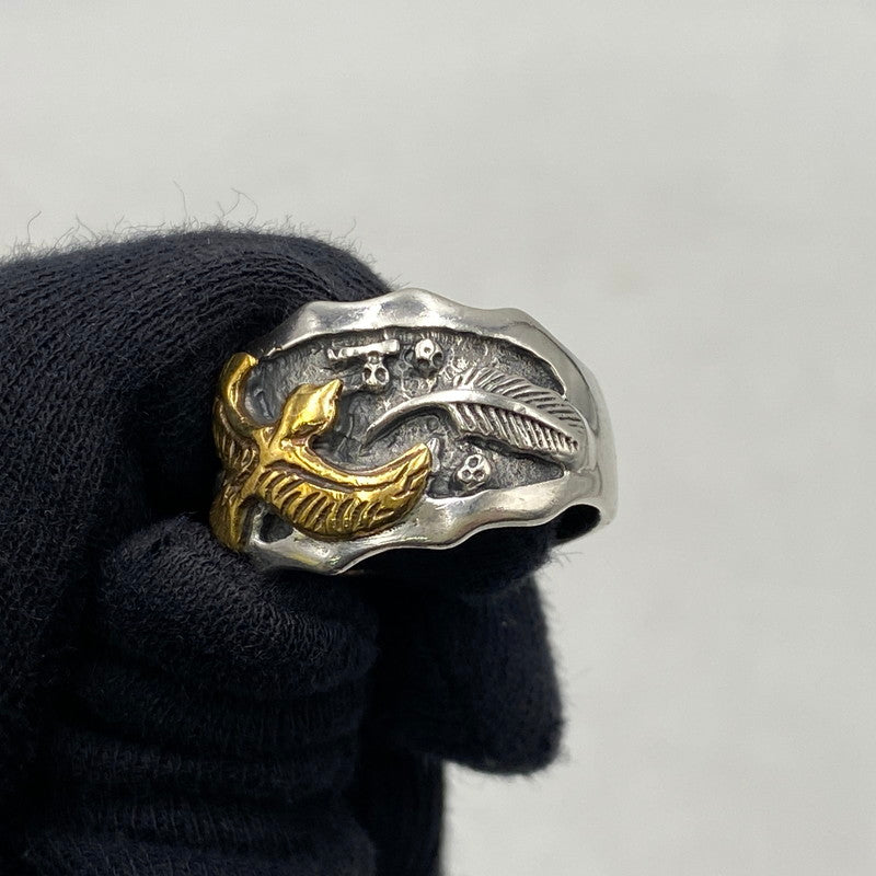 【中古品】【メンズ】 USED 925 EAGLE RING イーグル リング 指輪 アクセサリー 192-261025-cs-17-izu カラー：シルバー 万代Net店