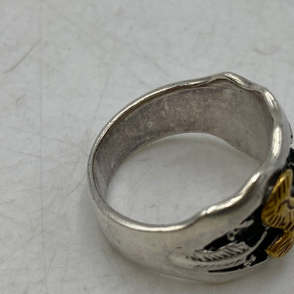 【中古品】【メンズ】 USED 925 EAGLE RING イーグル リング 指輪 アクセサリー 192-261025-cs-17-izu カラー：シルバー 万代Net店