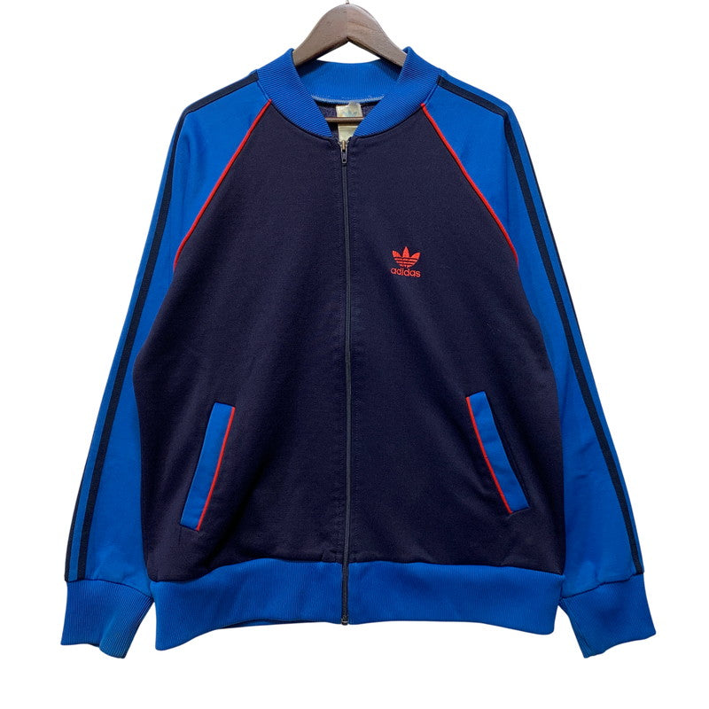 【中古品】【メンズ】 OLD ADIDAS オールド アディダス 80S TRACK JACKET トラック ジャケット 146-261025-yn-16-izu サイズ：L カラー：ブルー系 万代Net店