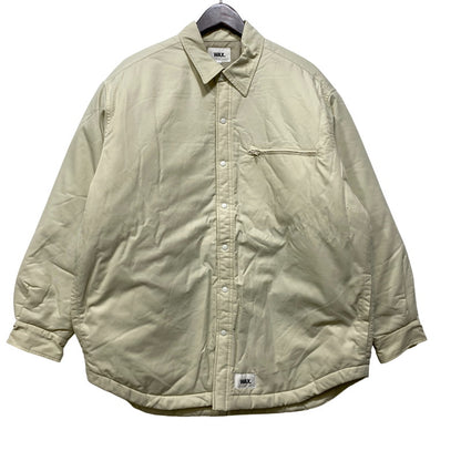 【中古品】【メンズ】 WAX ワックス WX-0297 QUILTED LINED SHIRTS JACKET キルテッド ラインド シャツ ジャケット アウター 142-261026-ya-02-izu サイズ：M カラー：クリーム 万代Net店