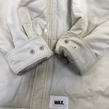 【中古品】【メンズ】 WAX ワックス WX-0297 QUILTED LINED SHIRTS JACKET キルテッド ラインド シャツ ジャケット アウター 142-261026-ya-02-izu サイズ：M カラー：クリーム 万代Net店