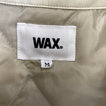 【中古品】【メンズ】 WAX ワックス WX-0297 QUILTED LINED SHIRTS JACKET キルテッド ラインド シャツ ジャケット アウター 142-261026-ya-02-izu サイズ：M カラー：クリーム 万代Net店