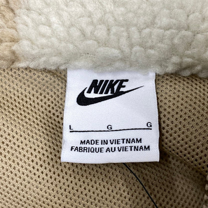 【中古品】【メンズ】 NIKE ナイキ FZ0898-247 CLUB SSNL WN HZ JKT ハーフジップ ジャケット アウター 148-261030-kh-07-izu サイズ：L カラー：ベージュ×ホワイト 万代Net店