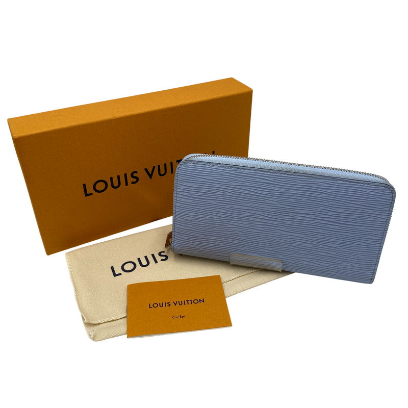 【中古品】【メンズ/レディース】 LOUIS VUITTON ルイ・ヴィトン M83570 エピ ジッピーウォレット 長財布 179-261027-kh-09-izu カラー：ライトブルー 万代Net店