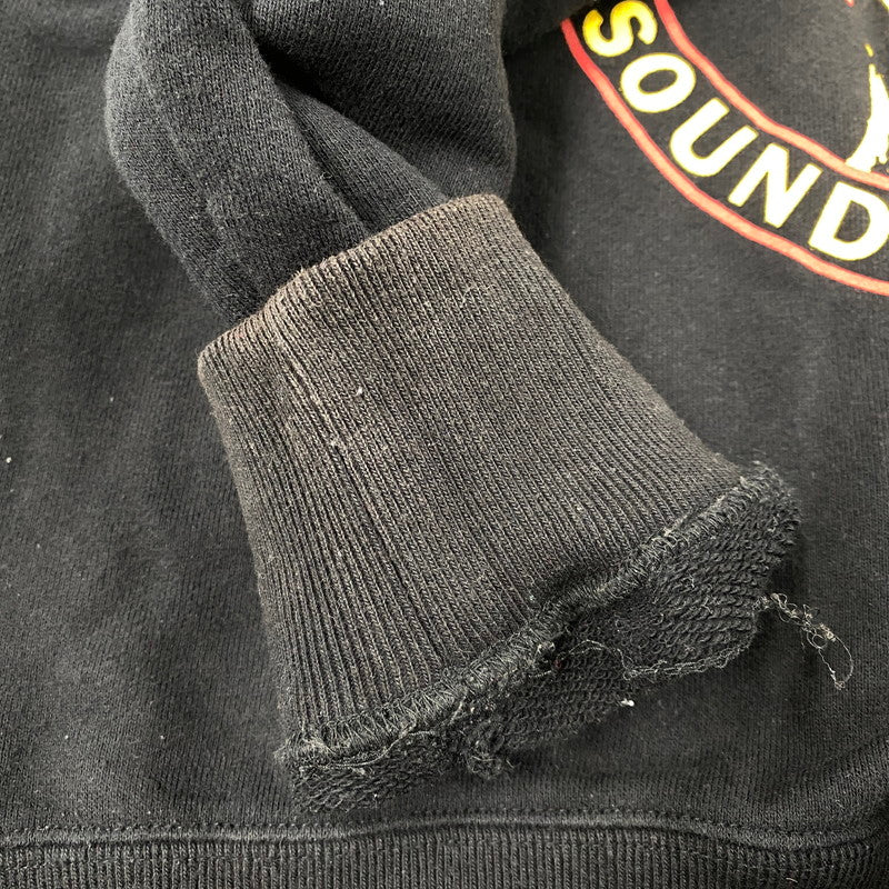 【中古品】【メンズ】 HYSTERIC GLAMOUR ヒステリックグラマー 02241CS01 HG ACADEMY SWEAT アカデミー スウェット トップス 140-261027-yn-02-izu サイズ：L カラー：ブラック 万代Net店