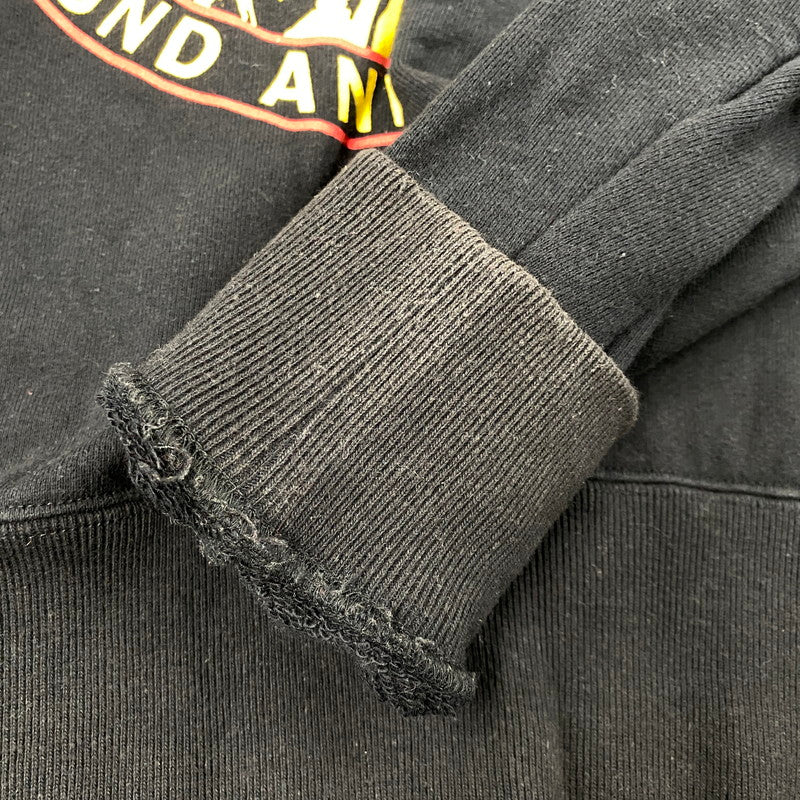 【中古品】【メンズ】 HYSTERIC GLAMOUR ヒステリックグラマー 02241CS01 HG ACADEMY SWEAT アカデミー スウェット トップス 140-261027-yn-02-izu サイズ：L カラー：ブラック 万代Net店