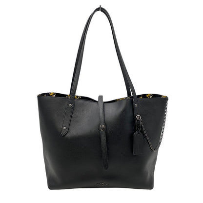 【中古品】【レディース】 COACH コーチ 59093 MARKET TOTE BAG マーケット トート バッグ カバン 180-261027-kh-11-izu カラー：ブラック 万代Net店