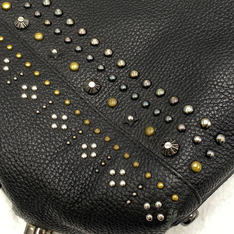 【中古品】【レディース】 COACH コーチ STUDZ HAND BAG スタッズ ハンド バッグ カバン 180-261027-kh-12-izu カラー：ブラック 万代Net店