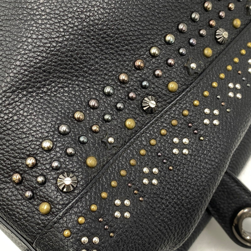 【中古品】【レディース】 COACH コーチ STUDZ HAND BAG スタッズ ハンド バッグ カバン 180-261027-kh-12-izu カラー：ブラック 万代Net店