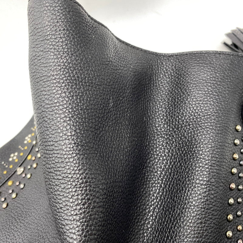 【中古品】【レディース】 COACH コーチ STUDZ HAND BAG スタッズ ハンド バッグ カバン 180-261027-kh-12-izu カラー：ブラック 万代Net店