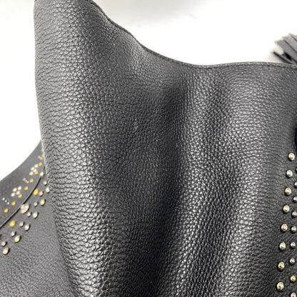 【中古品】【レディース】 COACH コーチ STUDZ HAND BAG スタッズ ハンド バッグ カバン 180-261027-kh-12-izu カラー：ブラック 万代Net店