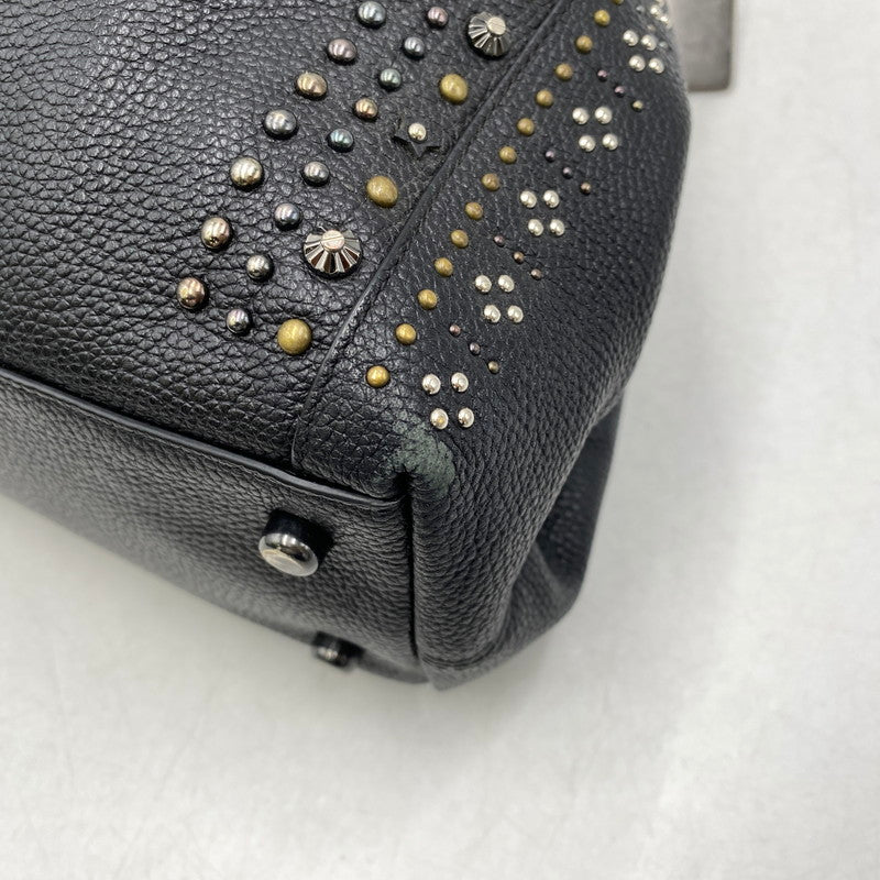 【中古品】【レディース】 COACH コーチ STUDZ HAND BAG スタッズ ハンド バッグ カバン 180-261027-kh-12-izu カラー：ブラック 万代Net店