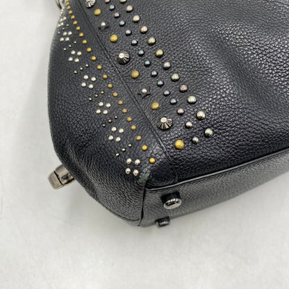 【中古品】【レディース】 COACH コーチ STUDZ HAND BAG スタッズ ハンド バッグ カバン 180-261027-kh-12-izu カラー：ブラック 万代Net店