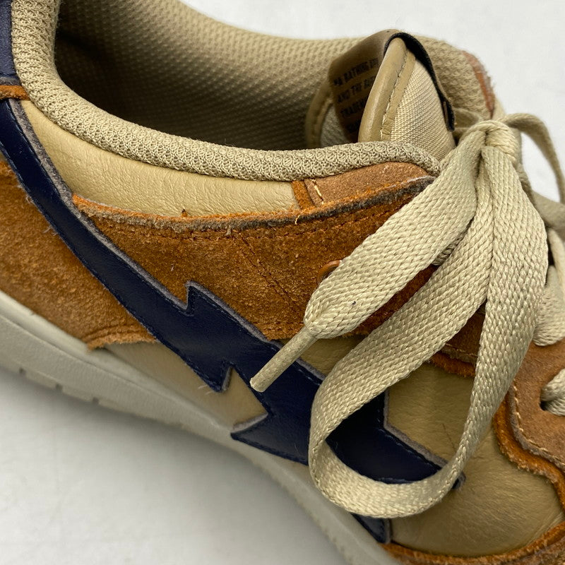 【中古品】【メンズ】 A BATHING APE アベイシングエイプ 1I70191009 BAPE SK8 STA #4 ベイプ スニーカー 靴 162-261027-kh-06-izu サイズ：26.5 カラー：ベージュ×ブラウン 万代Net店